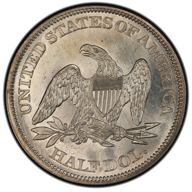 1863 Seated Half Dollar 50C