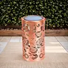 LED Hollow Iron Decor Light Solar Powered Hollowed Hanging Light IP55 Waterproof Rust Proof for Patio Yard Lawn Backyard Decor