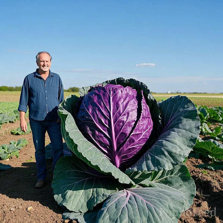 🥬Giant Cabbage Seeds, First Prize in the Giant Cabbage Contest at the U.S. State Fair!🥇