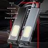 Rechargeable Flashlight with Buzzer Magnetic Work Light Torch for Emergency Use
