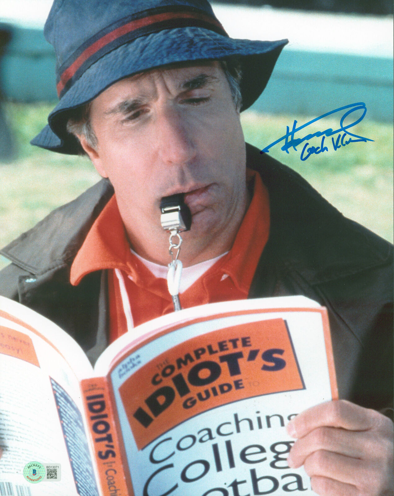 Henry Winkler The Waterboy Coach Klein Authentic Signed 11x14 Photo Poster painting BAS #BD13071