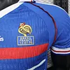 2025 Retro Player Version France Blue Football Shirt 1:1 Thai Quality