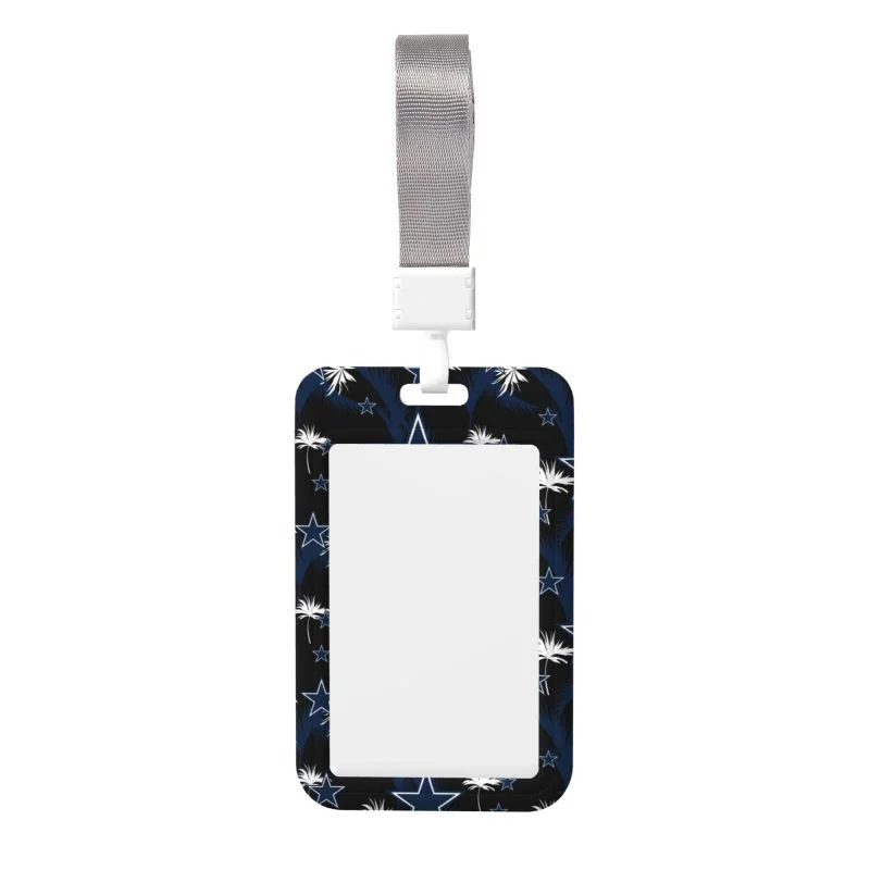 Dallas Cowboys Fan ID Card Badge Holder Work Card Protective Cover -vertical
