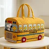 School Bus Quilted Duffle Bag - Personalized Gifts For Kids 04nati080925🔥All items are shipped in a default size of 15x14 inches.