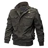 Men's Winter Military Cargo Jacket - Fleece Tactical Coat