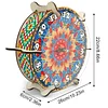 5D DIY Crystal Diamond Painting Wooden Handmade Mandala Clock Kits
