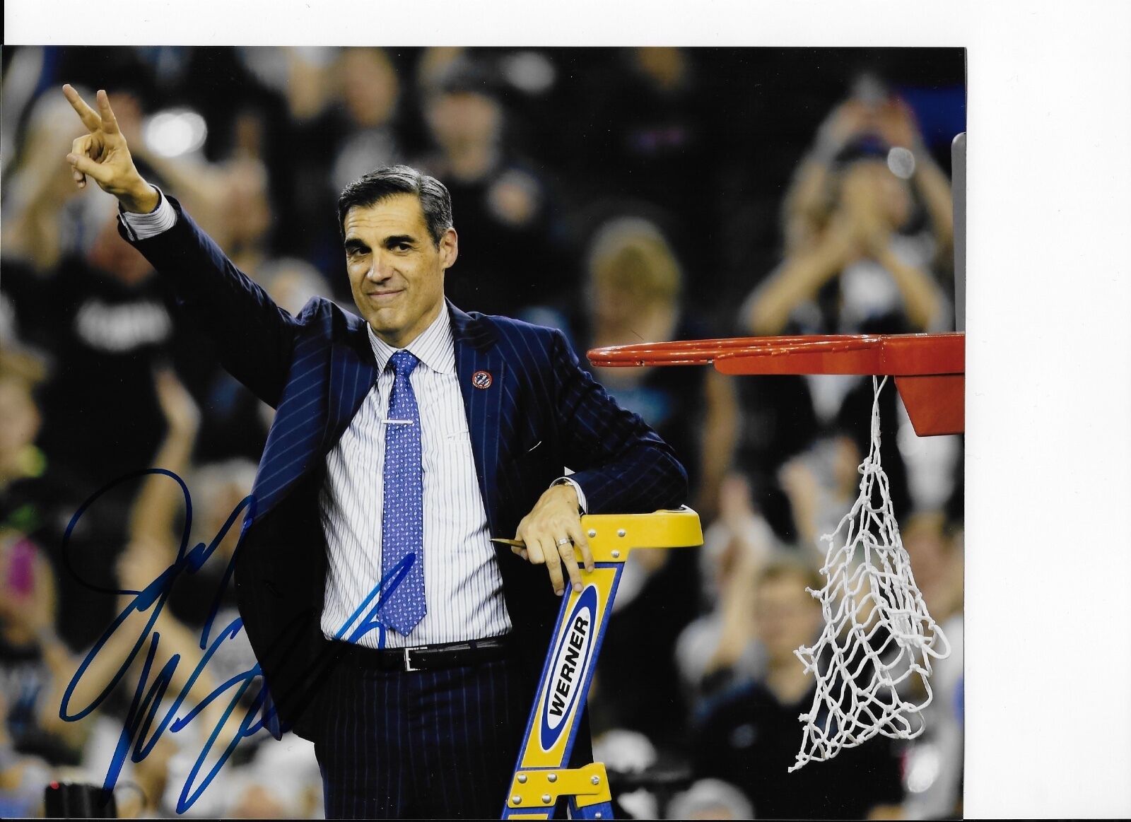 JAY WRIGHT 'VILLANOVA WILDCATS' SIGNED 8X10NPICTURE NCAA BASKETBALL *COA