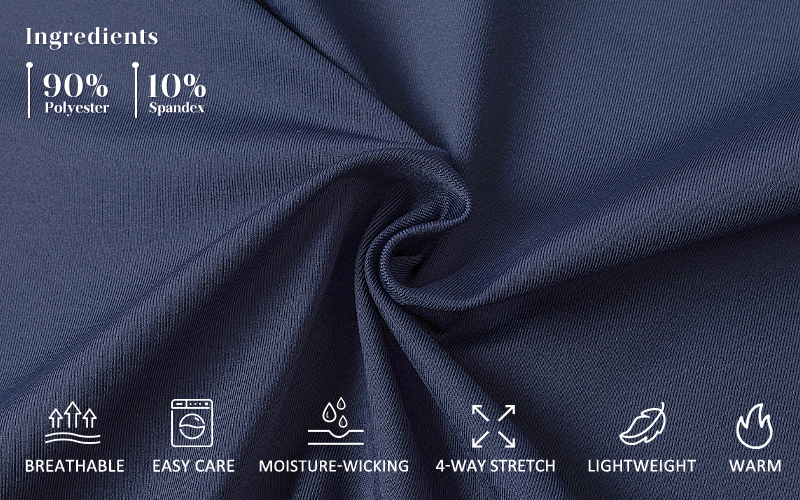 Fabric of performance quarter zip pullover