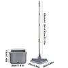 Cleaning Rotary Mop Wet Dry Use Floor Bucket Mop Cloth Hand-free for Home Office