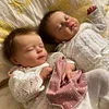 20" Lifelike Realistic Twins Girls of Jamony & Sleama Sleeping Reborn Newborn Baby Doll 2024 with Heartbeat and Sound - RBBI-Myrebornbabydoll&reg; Myrebornbabydoll&reg;
