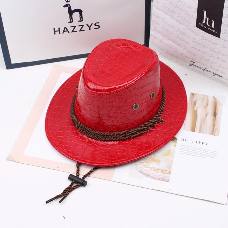Hat Men’s Spring And Summer Snakeskin Pattern Small Top Hat Women’s Trendy Couple’s Sun Hat Beach Hat Travel Photo Stage Props Hat