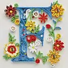 Letter Special Shaped 5D DIY Partial Drill Diamond Painting Kits for Adults Beginners Home Decor Diamond Dots Paintings Diamonds Paintings Gem Art 11.81 X11.81inch