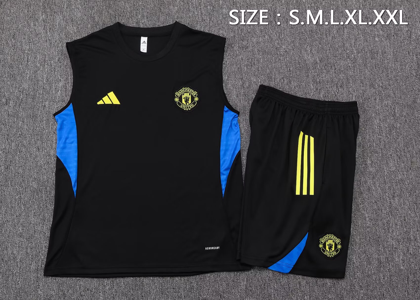 25/26 Manchester United Training Wear Black Kit Soccer Jersey
