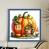Gnome Hut-Partial 11CT Stamped Cross Stitch Bead Embroidery 36*36cm/14.17*14.17in tapestrymarket