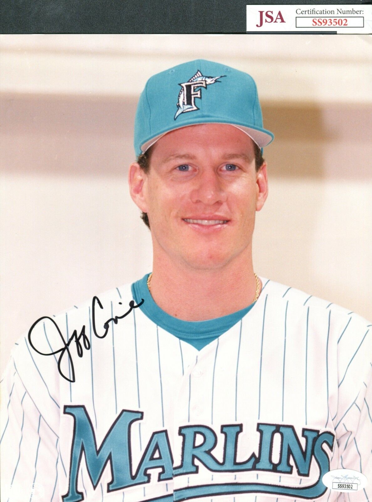 JSA Jeff Conine Autographed Signed AUTO 8x10 Photo Poster painting Miami Marlins TRB 875*