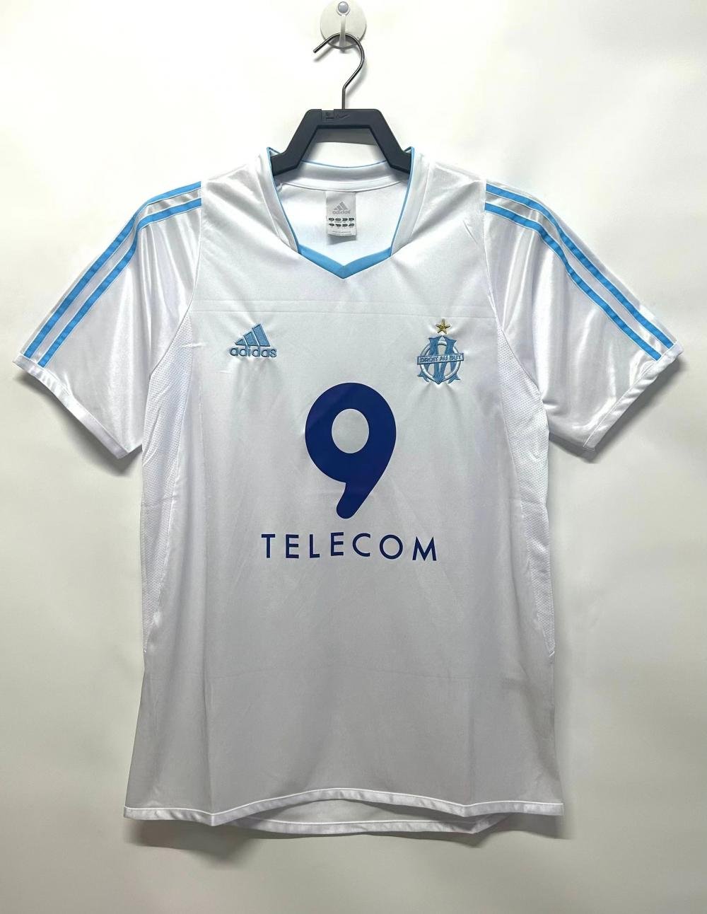 2002-2003 Retro Olympique de Marseille Home Football Jersey
