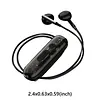 BT 5.4 Lapel-Clip Neckband Earbuds Rechargeable Sound Amplifiers Headphones Lightweigth Hearing Aids Earphones for Sport/Cycling/Travel/Live Streaming/Sleep