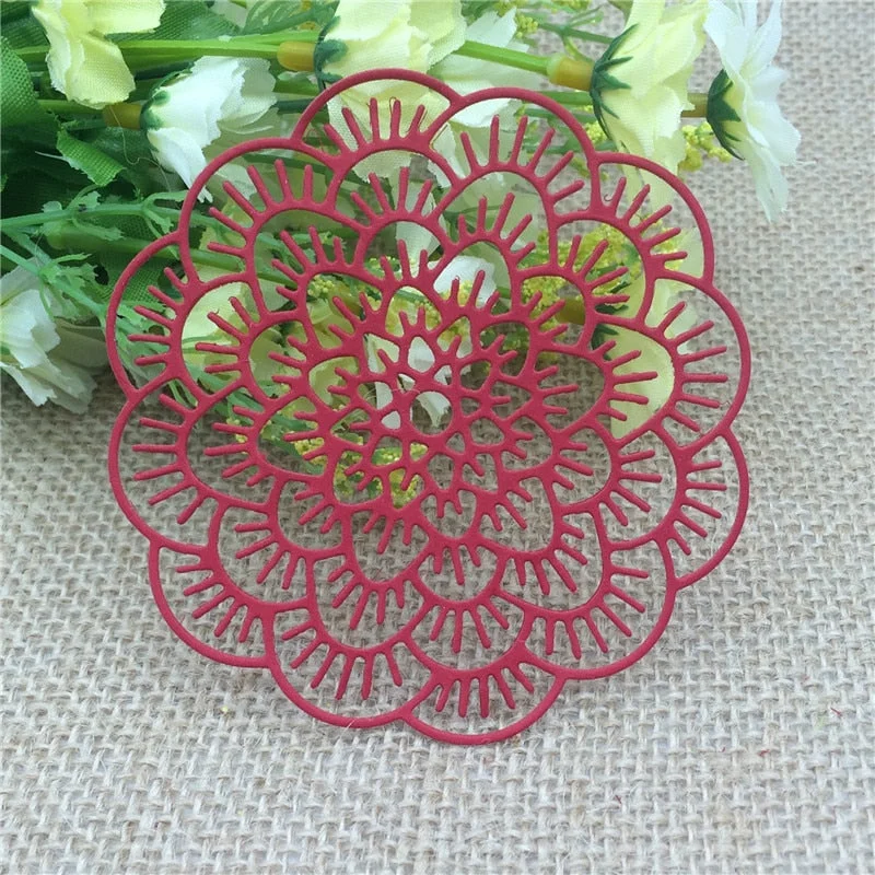Flower Doily Metal Cutting Dies  Stencil Scrapbooking Photo Album Card Paper Embossing Craft DIY