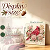 Christmas DIY Special Shape Diamond Painting Pearl Art With Inner Frame Kit 25x25cm(Red Sparrow)