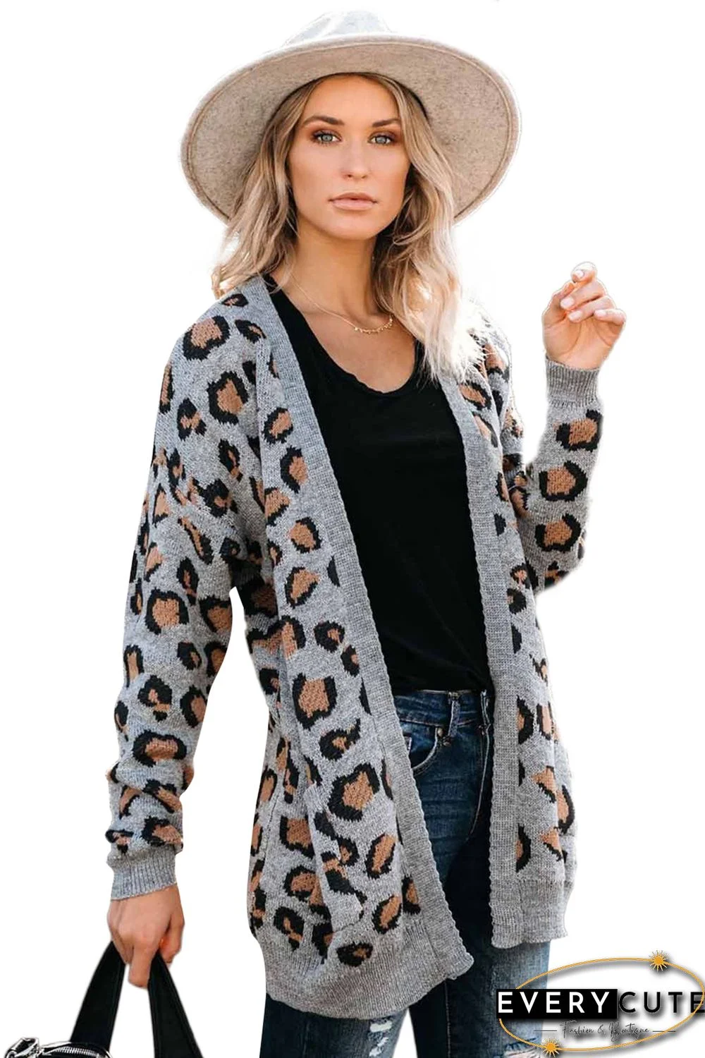 Are You Kitten Me Pocketed Cardigan