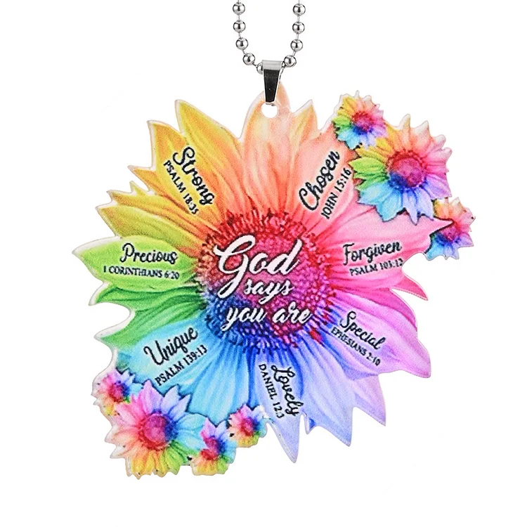 Colored Sunflower Bag Decoration Pendant Gift -BSTC1035