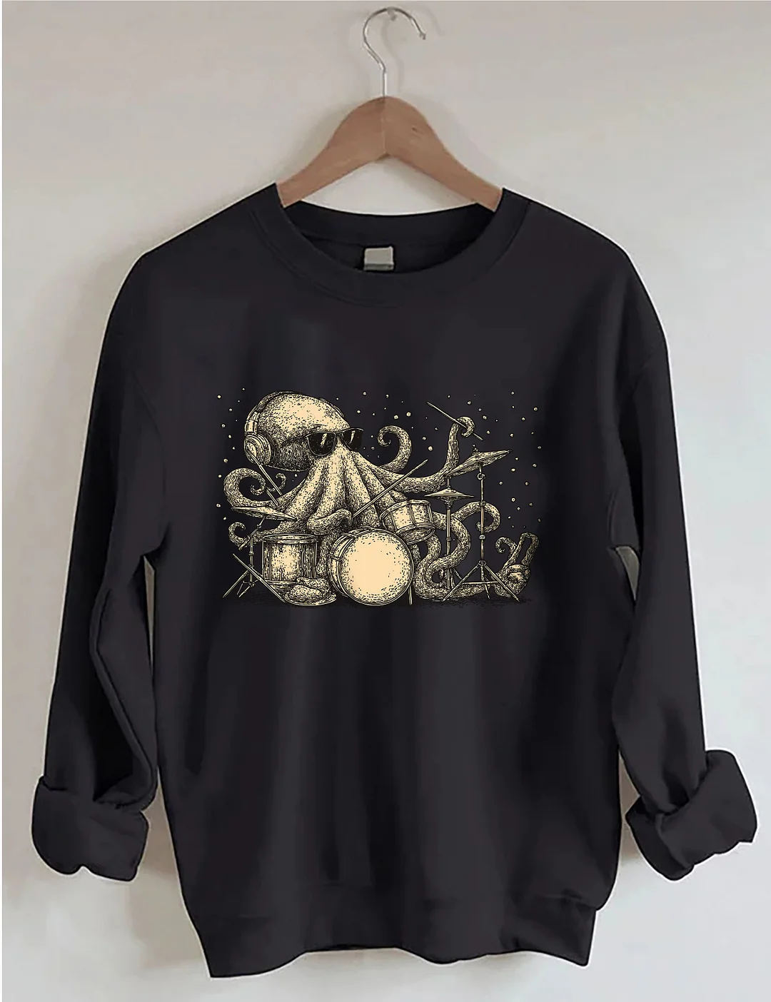 Octopus Drummer Sweatshirt