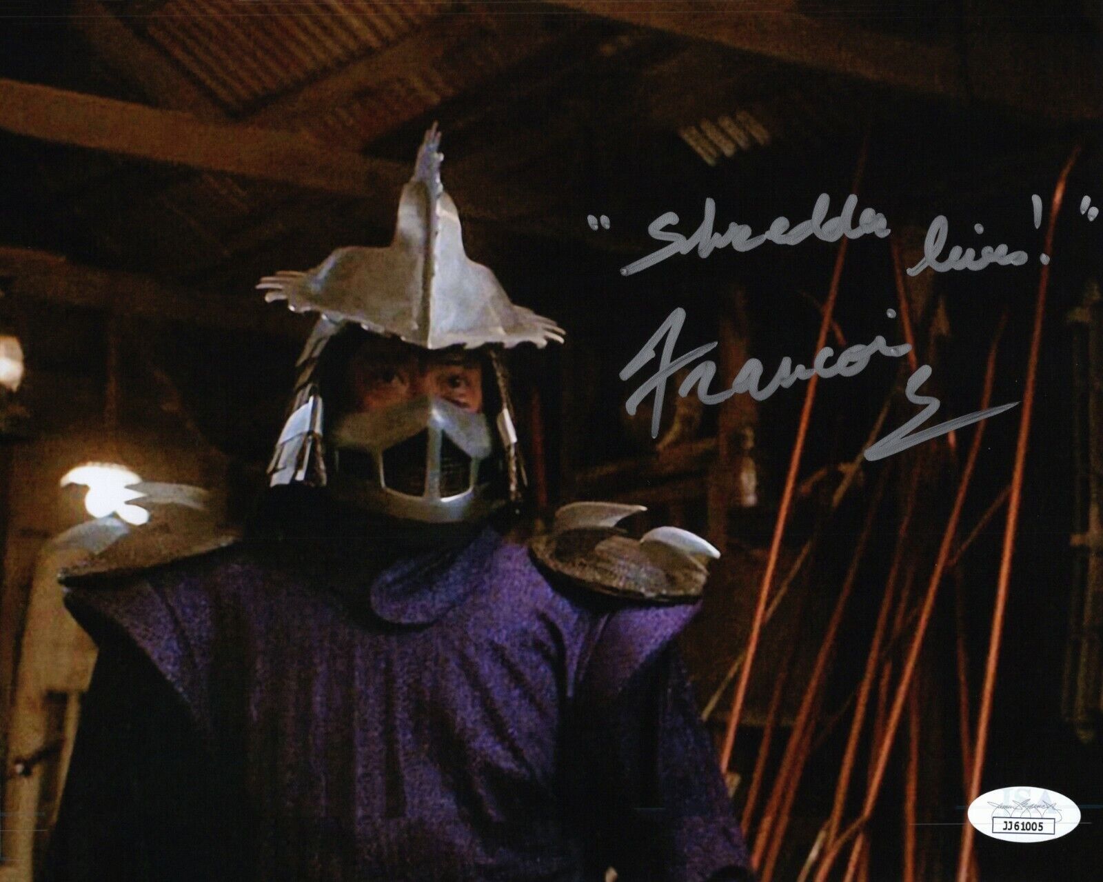 FRANCOIS CHAU Signed SHREDDER ~TEENAGE MUTANT NINJA TURTLES