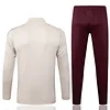 25/26 Ajax Beige Half-Zip Training Jacket Set