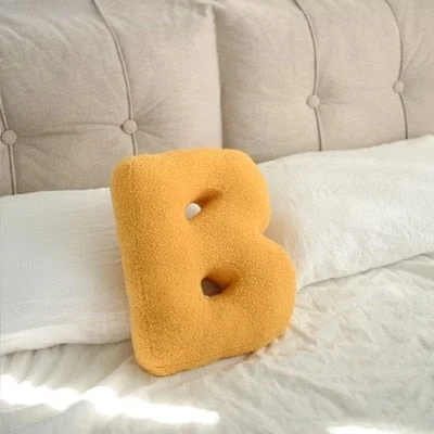 INS Nordic 26 English Letters Throw Pillow DIY Name Bed Sofa Cushion Baby Sleep Pillows Toys Kids Room Decorations Photo Props