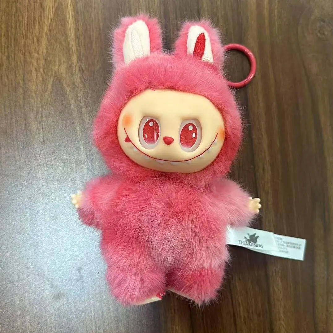 Applicable to genuine labubu lab cloth plush doll bubble mart trendy play blind box doll gift high-end doll