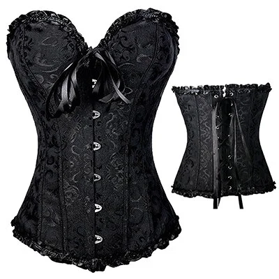 Billionm Sexy Women steampunk clothing gothic Plus Size Corsets Lace Up boned Overbust Bustier Waist Cincher Body shaper corselet S-6XL