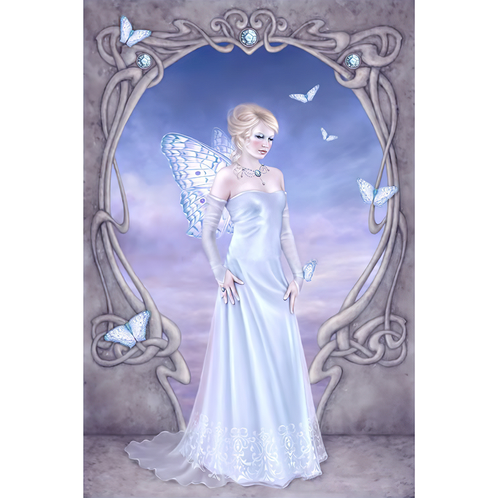 

Butterfly Angel - Round Drill Diamond Painting - 30*45CM, 501 Original