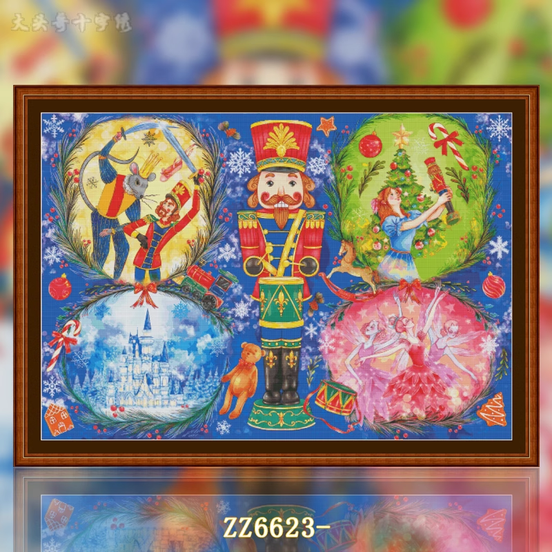 【ZZ6623- Nutcracker in Fairy Tales】 Painting Fairy Cross Stitch