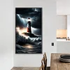 (40*70cm)Lighthouse - Round Partial AB Drill Diamond Painting