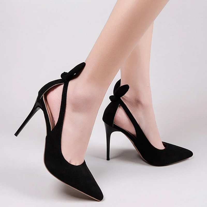 Plus Size 35-45 Ladies High Heels Shoes Sexy Pointed Toe Women Pumps Sandals 12Cm Stiletto Heel Wedding Party Shoes Woman