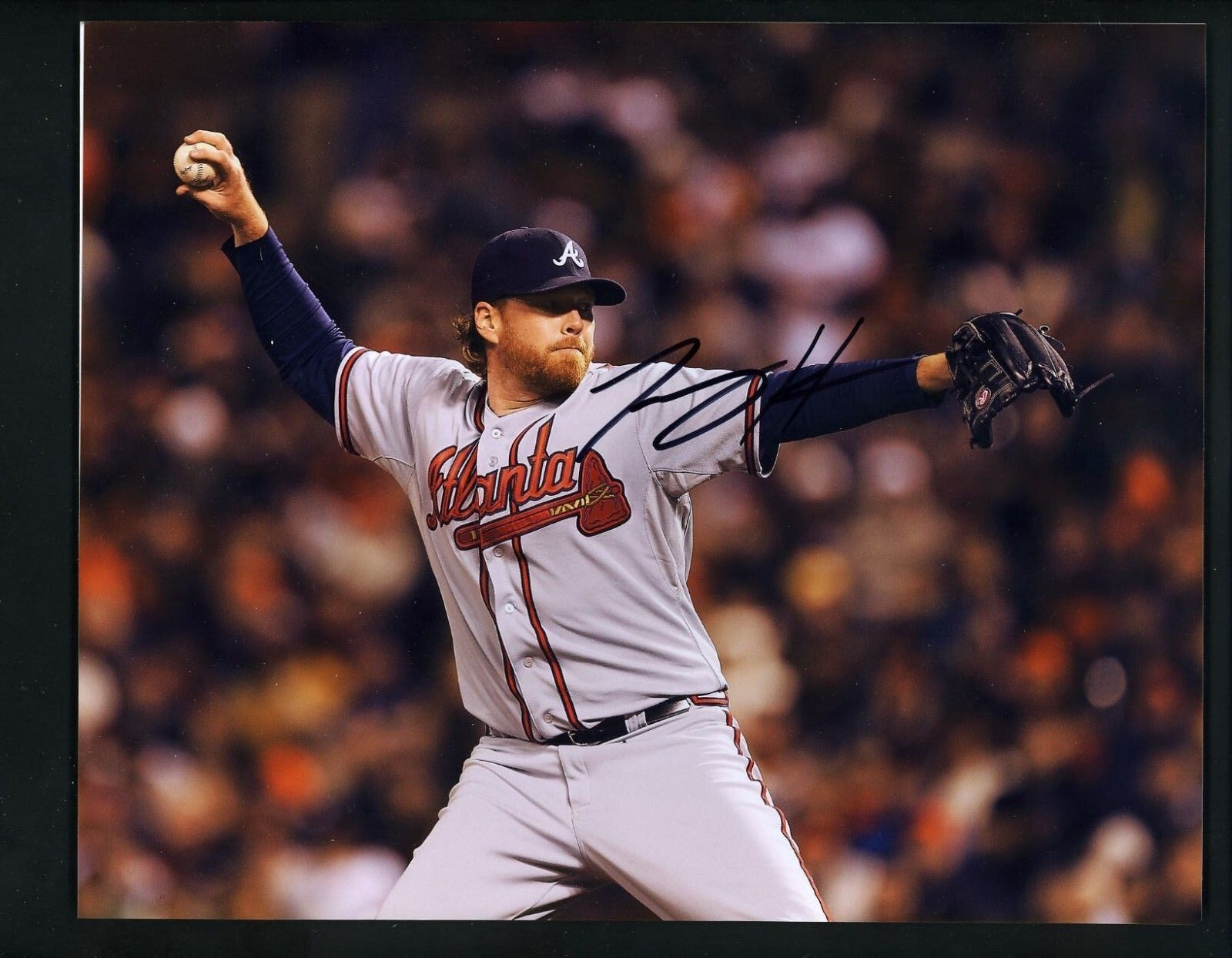 Tommy Hanson Signed Autographed 8 x 10 Photo Poster painting Atlanta Braves