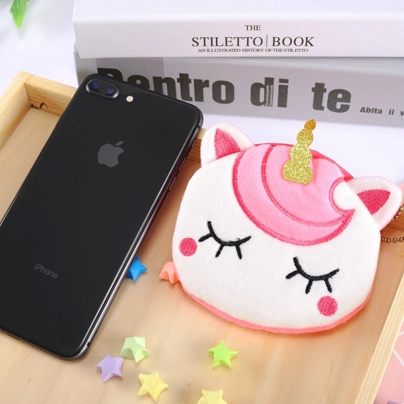 Cute Creative Cartoon Shape Plush Change Purse