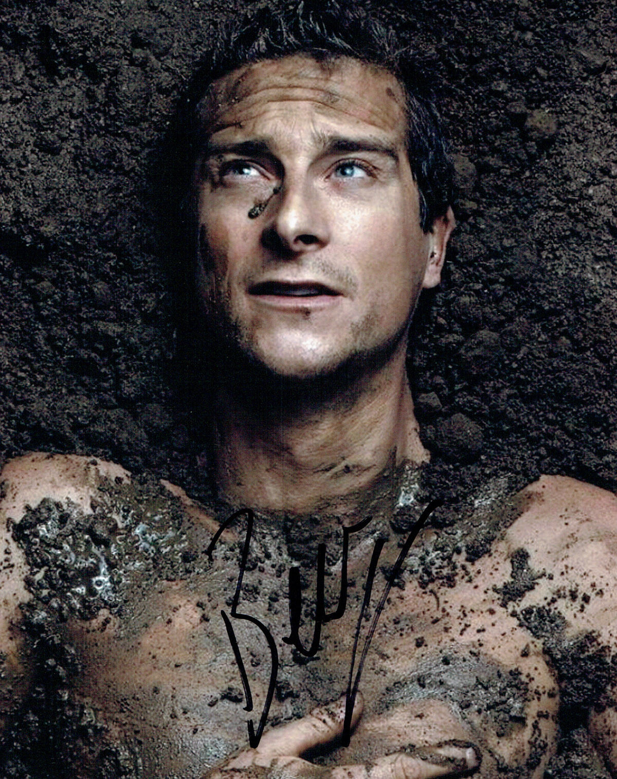 Bear GRYLLS SIGNED Autograph 10x8 Photo Poster painting AFTAL COA Born Survivor TV Adventurer