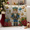 Christmas Nutcracker DIY 11CT Stamped Cross Stitch Pillow Cover Kit 45x45cm tapestrymarket
