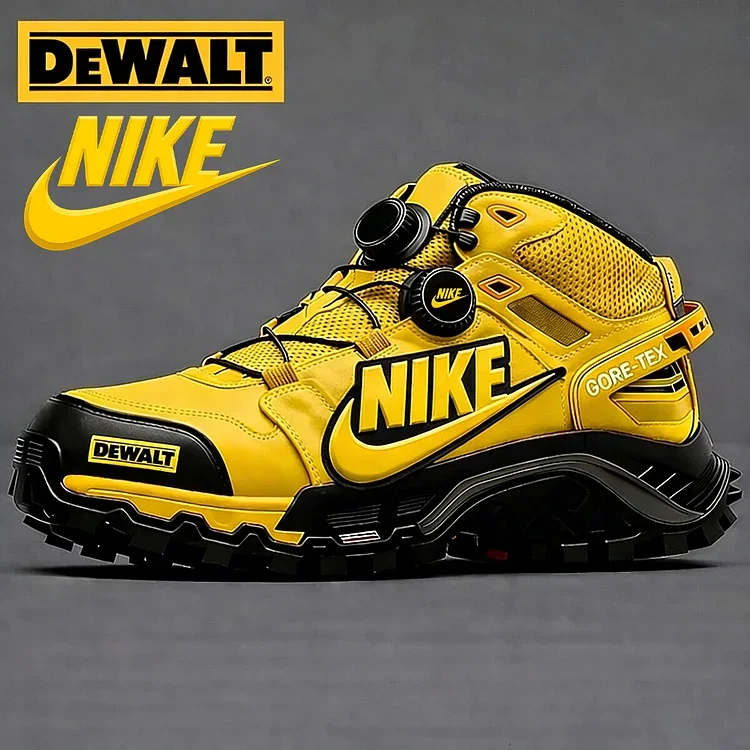 Wodoodporne i oddychające buty robocze i turystyczne marek NIKE&reg; i DEWALT&reg; idealnie nadają się do pracy i aktywności na świeżym powietrzu.