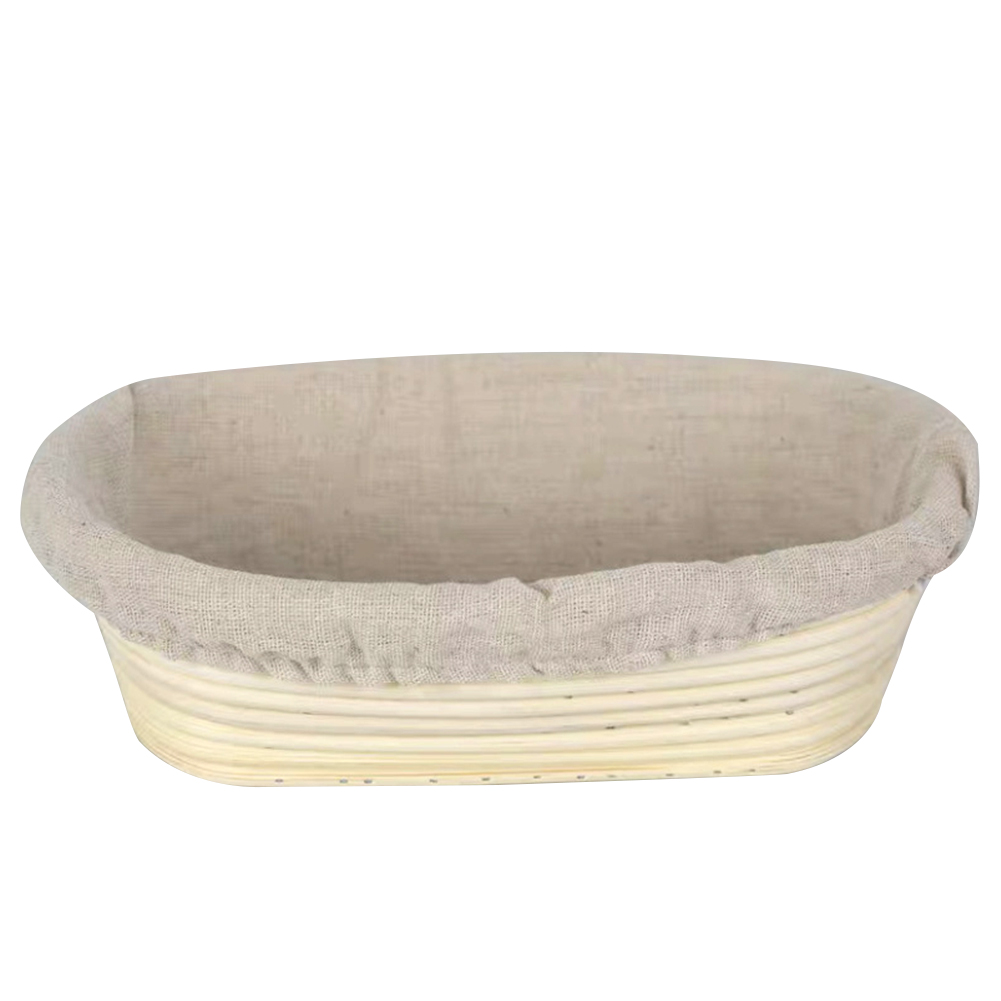 

Rattan Fermentation Dough Bread Proofing Proving Basket with Cloth Cover, Round 25 x 8cm, 501 Original