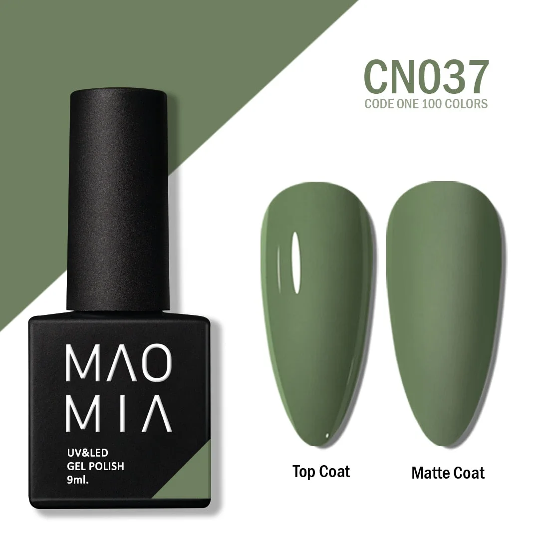 MAOMIA CODE ONE Gel Polish 100 Colors Soak Off UV/LED 9ML Professional Salon Nail Paint Semi Permanent Manicure