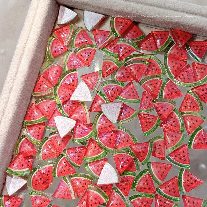 Nail Accessories Pineapple Grape Green Apple Lemon Peach Watermelon Cherry Strawberry Fruit Wear Nail Sticker