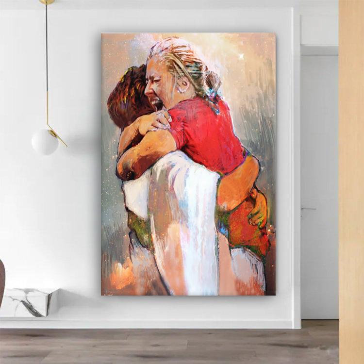 God Hug You Canvas Wall Art