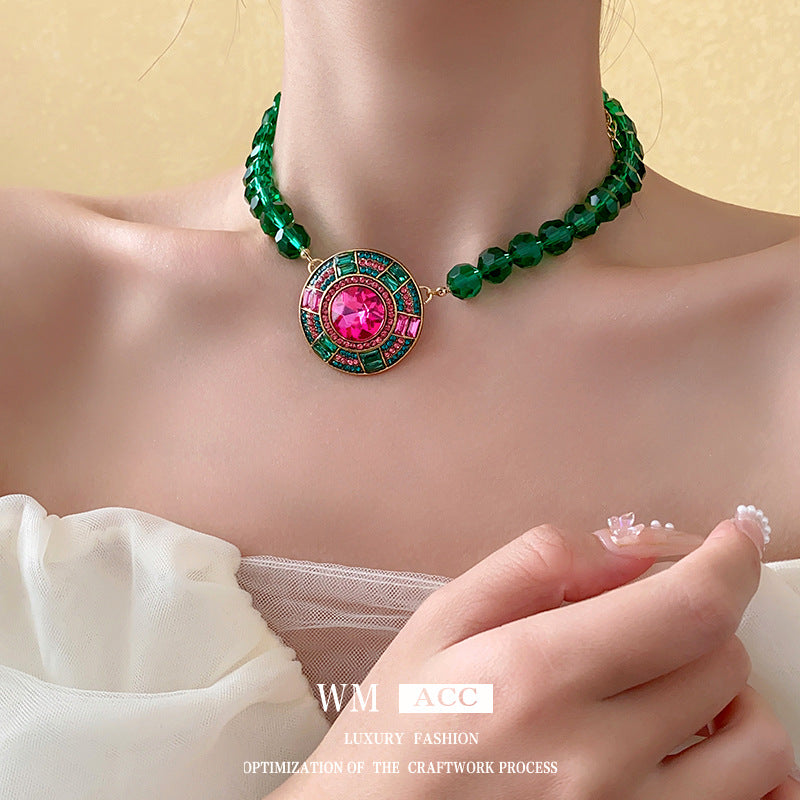 Medieval Round Geometric Alloy Electroplating Earrings