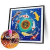 5D DIY Vollrundbohrer teilweise ab Diamond Painting Koi Kit Kunst Dekor 45x45cm
