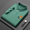 Men's 100% Cotton Casual Lapel Loose Polo Shirt