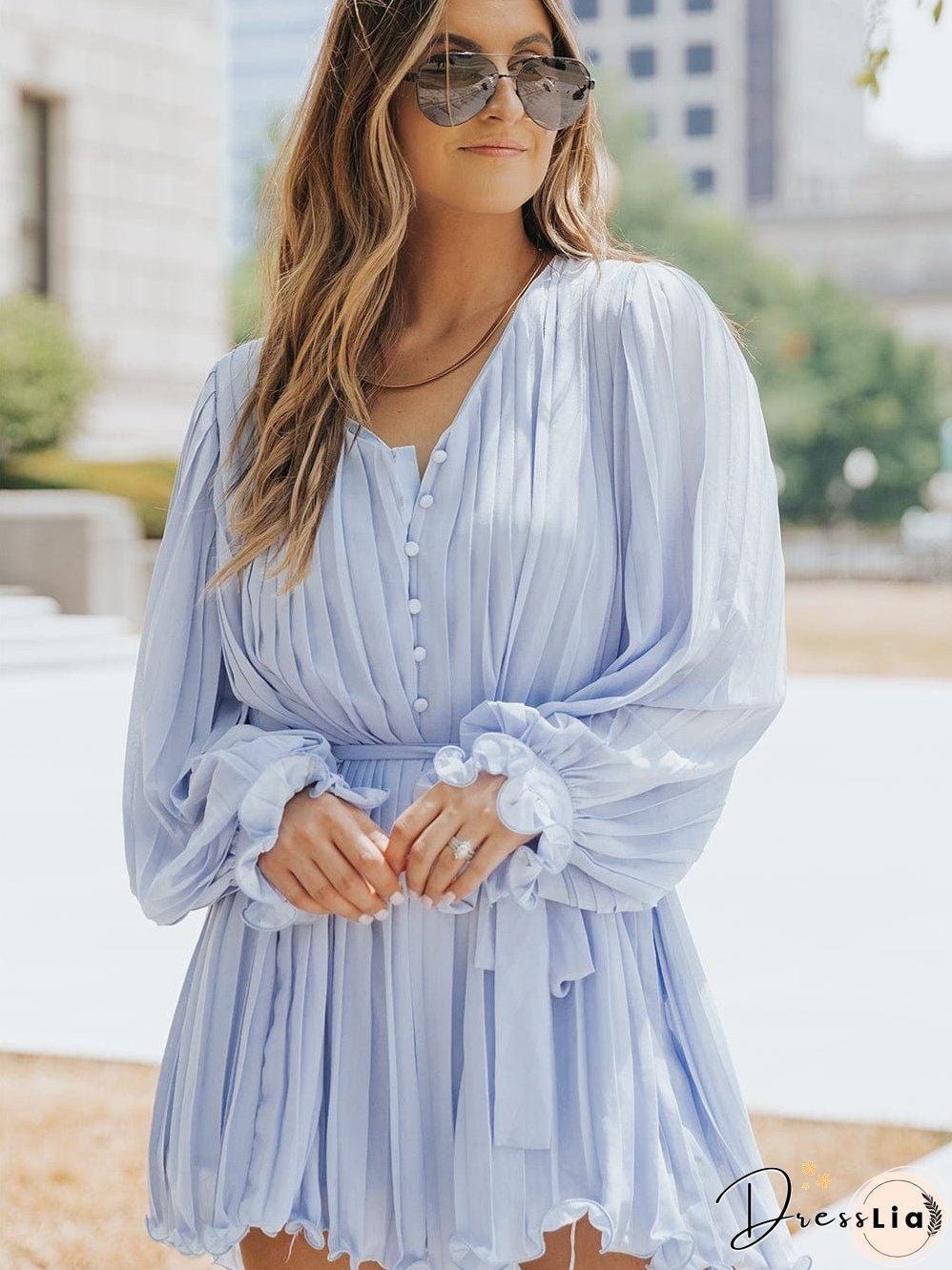 Charming Pleated Romper