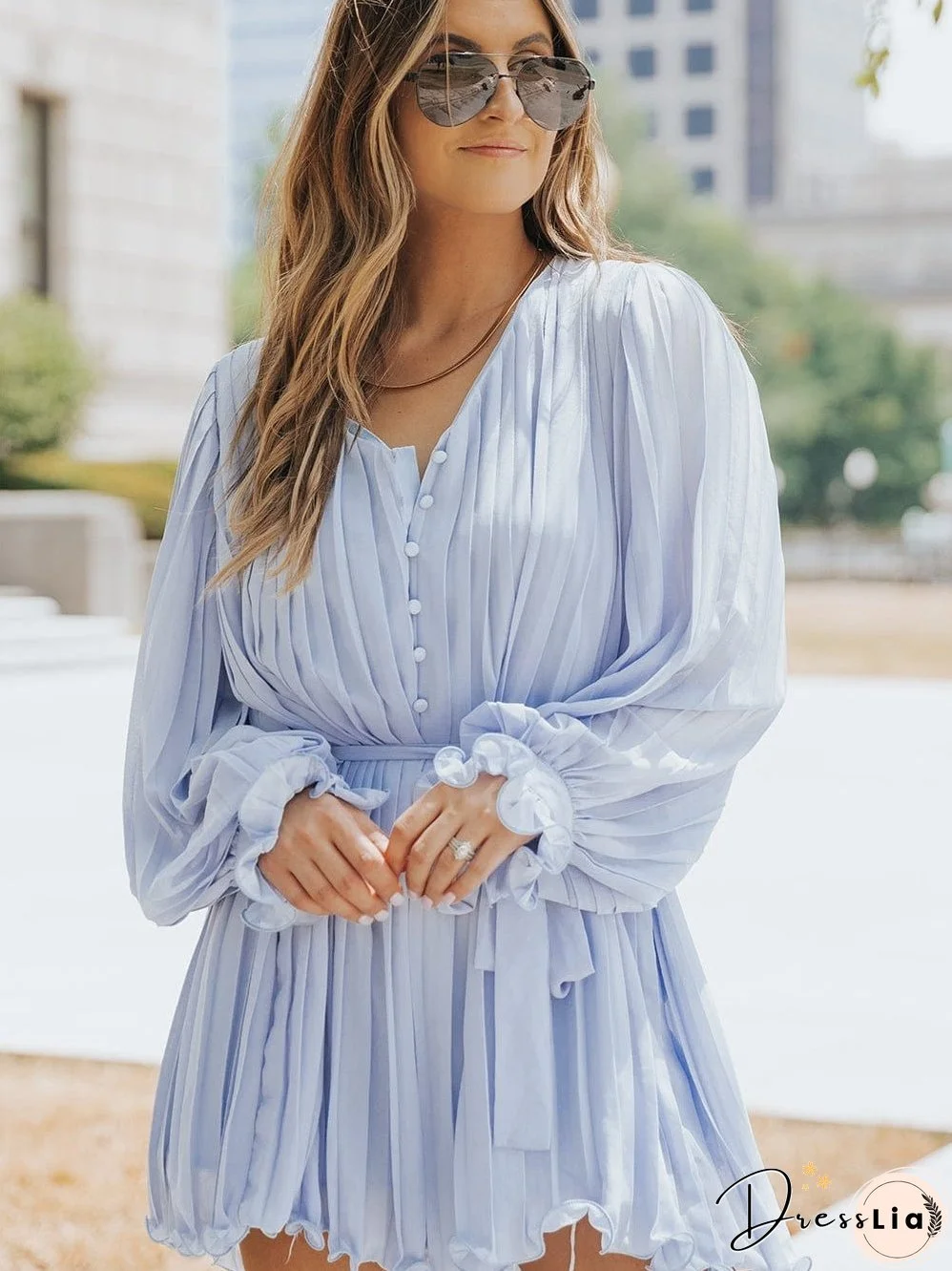 Charming Pleated Romper