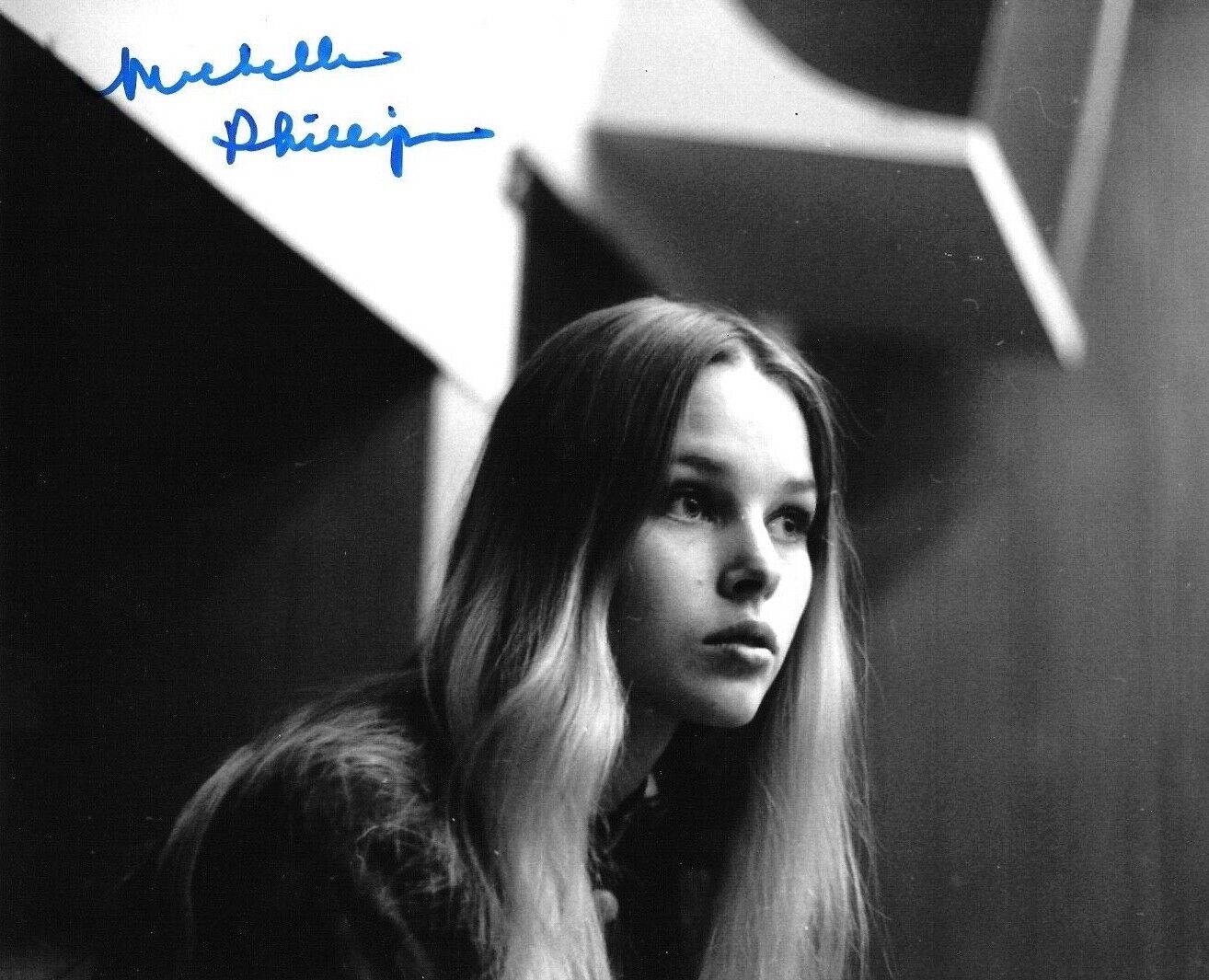 * MICHELLE PHILLIPS * signed 8x10 Photo Poster painting * THE MAMAS AND THE PAPAS * COA * 8